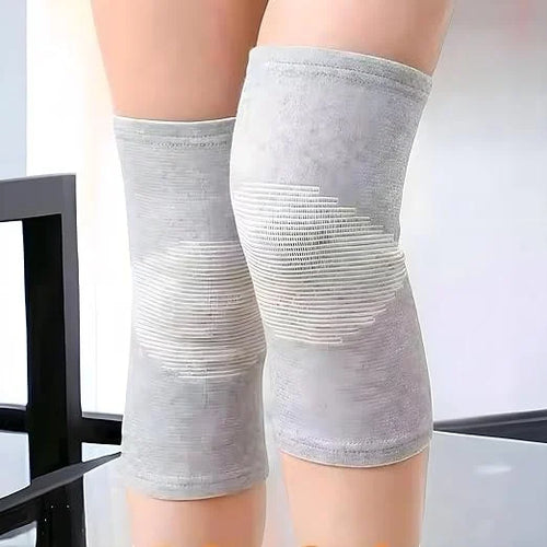 1 Pair Of Bamboo Fabric Knee Sleeves
