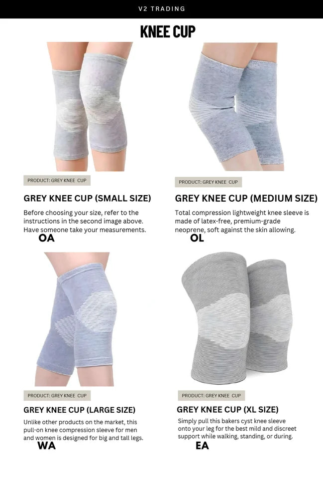 1 Pair Of Bamboo Fabric Knee Sleeves
