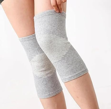 1 Pair Of Bamboo Fabric Knee Sleeves